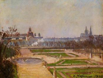 卡米耶 畢沙羅 The Tuileries and the Louvre